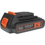 Black & Decker 18V Battery 2.0Ah battery. LOCATION 13A.6