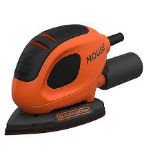 Black+Decker 55W 240V Corded Detail sander BEW230-GB. - ER44.