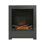 Be Modern Ekon 2kW Black Nickel effect Electric Fire. - ER40. 16" Ekon inset electric fire in Chrome