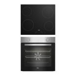 Beko Built-in Multifunction Oven & Hob Pack - Stainless Steel - ER43 *Please note this oven contains