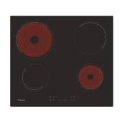 Candy CH64CCB 59cm Ceramic Hob - Black. - ER44. This 4 zone ceramic hob has a sleek design with