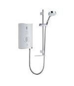 MIRA SPORT MAX 9.0KW WHITE & CHROME. - ER44. Enjoy powerful shower performance with the 9kW A-