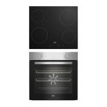 Beko Built-in Multifunction Oven & Hob Pack - Stainless Steel - ER49 *Please note this oven contains