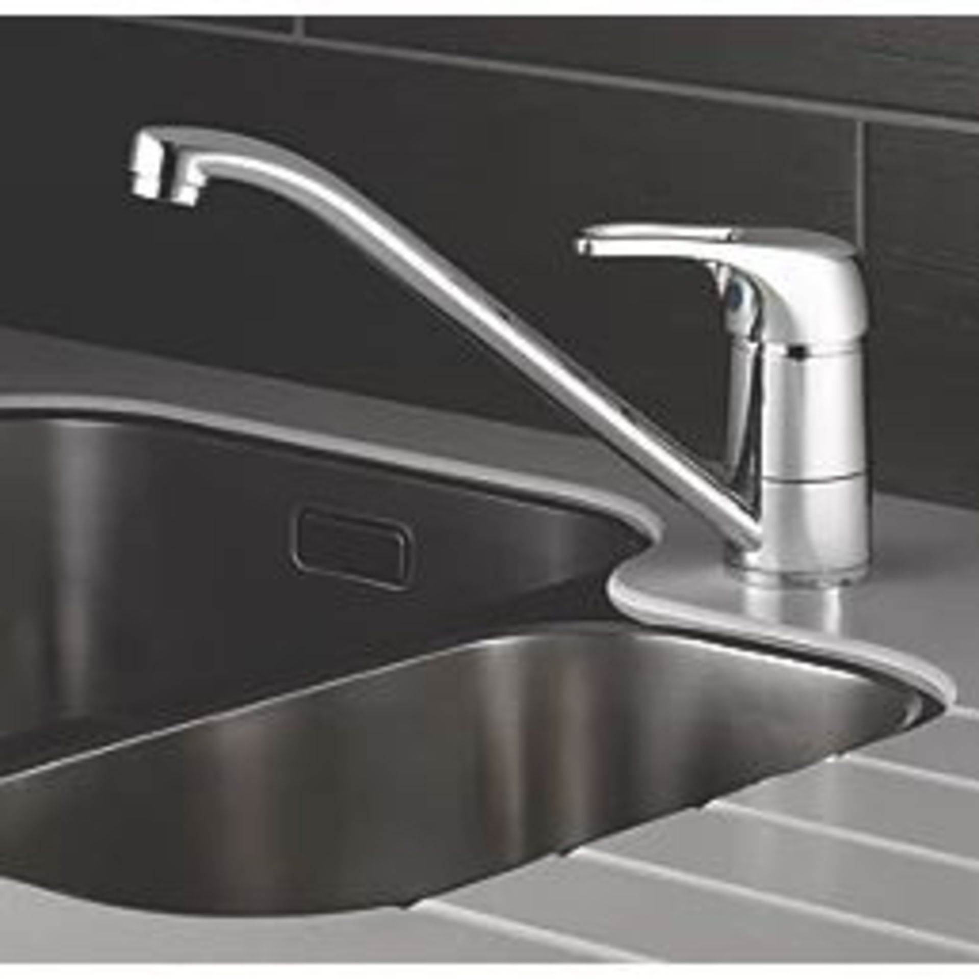 SWIRL TIRSO SINGLE LEVER MONO MIXER KITCHEN TAP CHROME . - ER40.