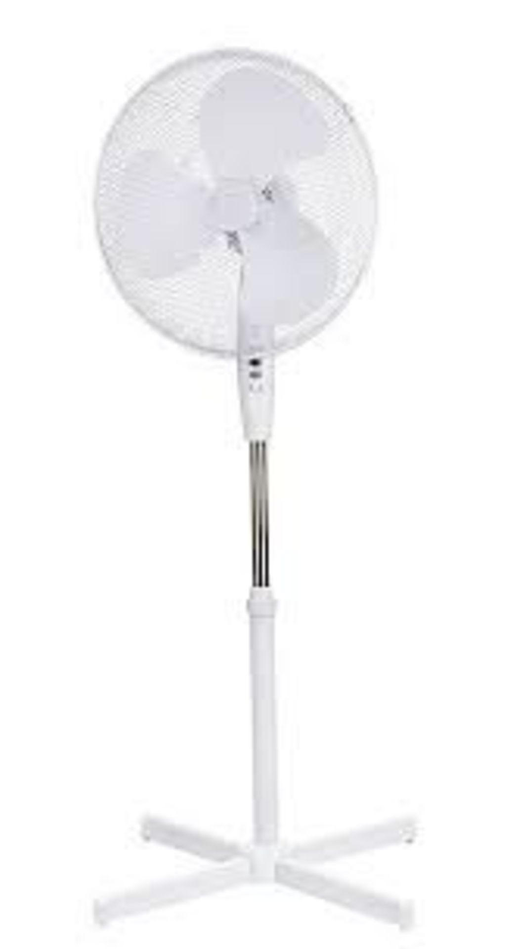 White 16" 40W Pedestal fan. - ER40. Keep your home cool with the help of this pedestal fan from