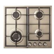 2 x Cooke & Lewis CLGASUIT4 58cm Gas Hob - Inox. - ER43.