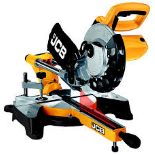 JCB 1500W 240V 210mm Corded Sliding mitre saw JCB-MS210-SB. - ER45.