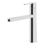 GoodHome Phoran Chrome-plated Kitchen Top lever Tap. - Er45.