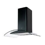 Cooke & Lewis CLCGB60 Glass Curved Cooker hood (W)60cm. - ER44.