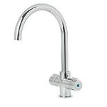 DUAL-LEVER MONO MIXER KITCHEN TAP CHROME. - ER40.