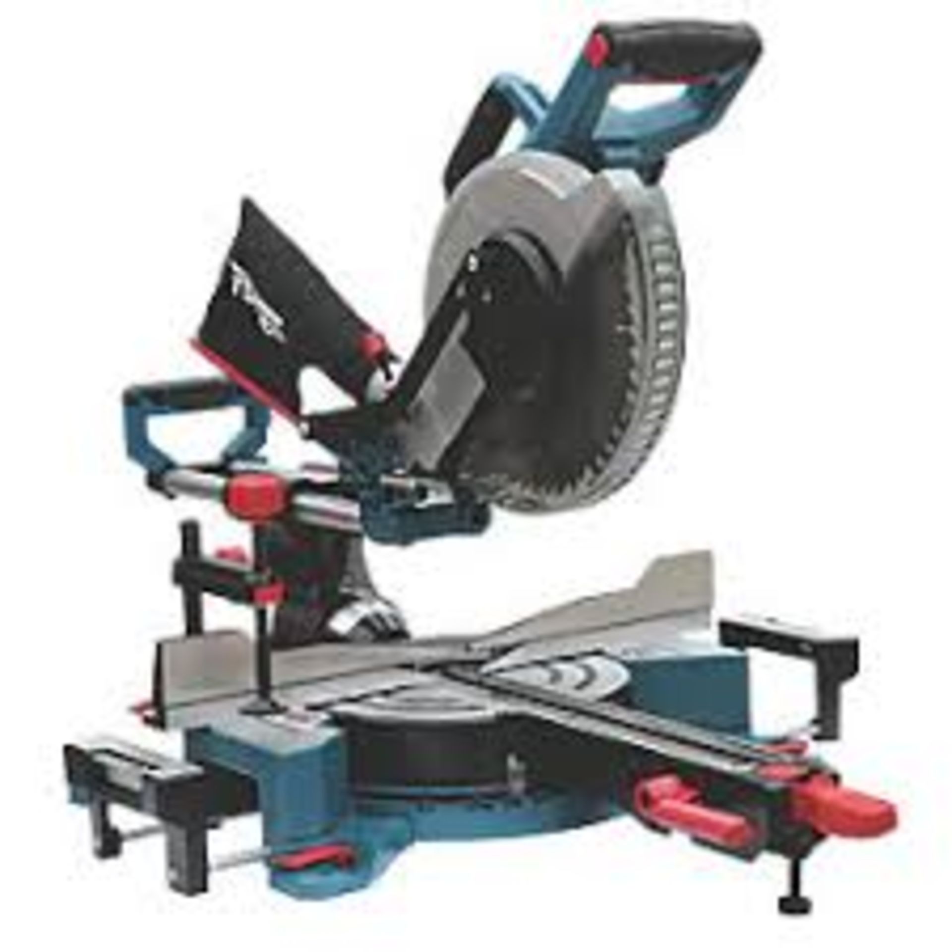 Erbauer EMIS254S 254mm Electric Double-Bevel Sliding Mitre Saw. - ER45. Double-bevel sliding mitre