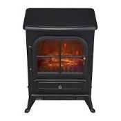 Akershus 1.85kW Cast iron effect Electric Stove . - Er45. This electric fire features a which