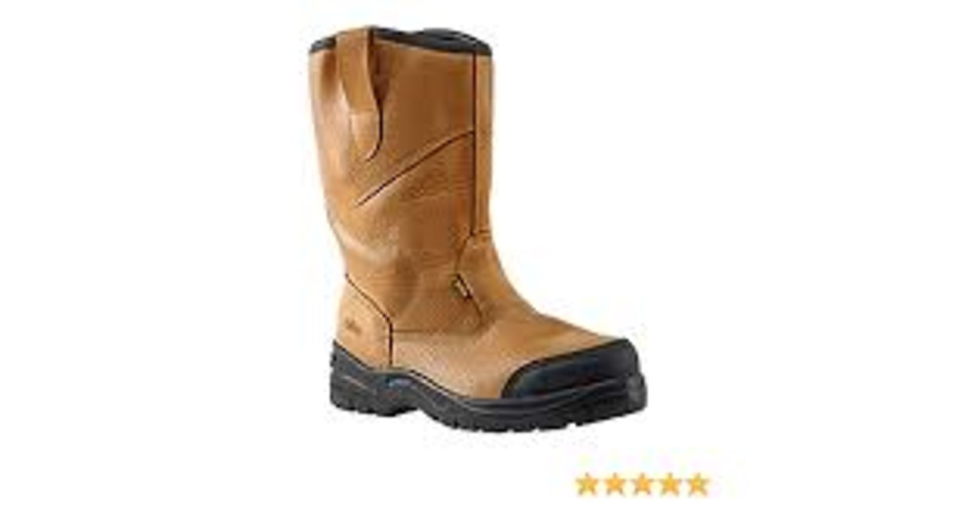 Site Gravel Rigger Safety Boots Tan Size 7. - ER43.