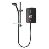 TRITON AMALA BLACK WITH COPPER ACCENTS 8.5KW ELECTRIC SHOWER. - ER41