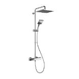 MIRA HONESTY ERD REAR-FED EXPOSED CHROME THERMOSTATIC DIVERTER MIXER SHOWER. - ER43. Stylish design,