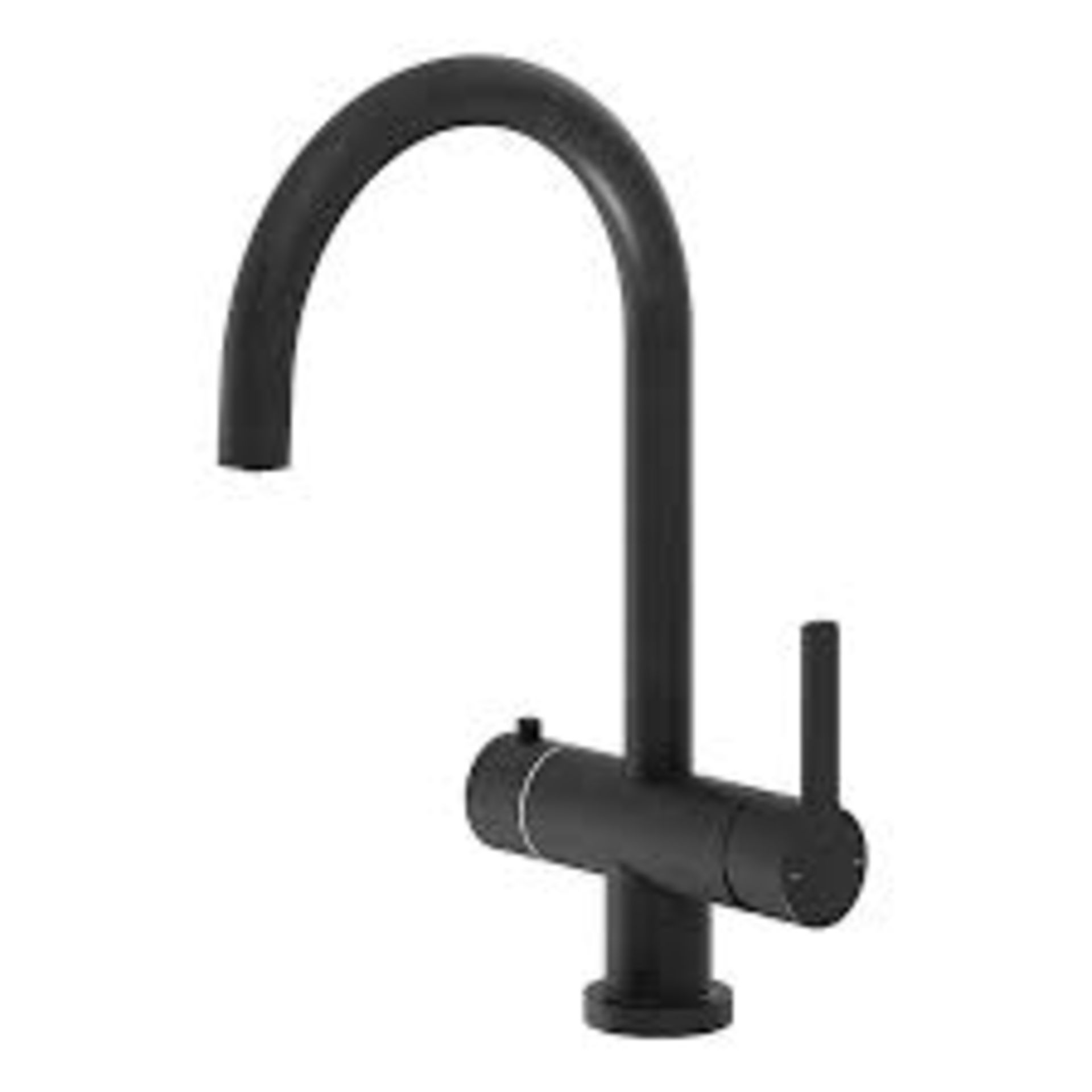 GoodHome Aji Matt Black Boiling water tap. - ER44. This GoodHome matt black Aji boiling water tap