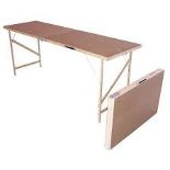 2 x B&Q Foldable Pasting table,. - ER45.