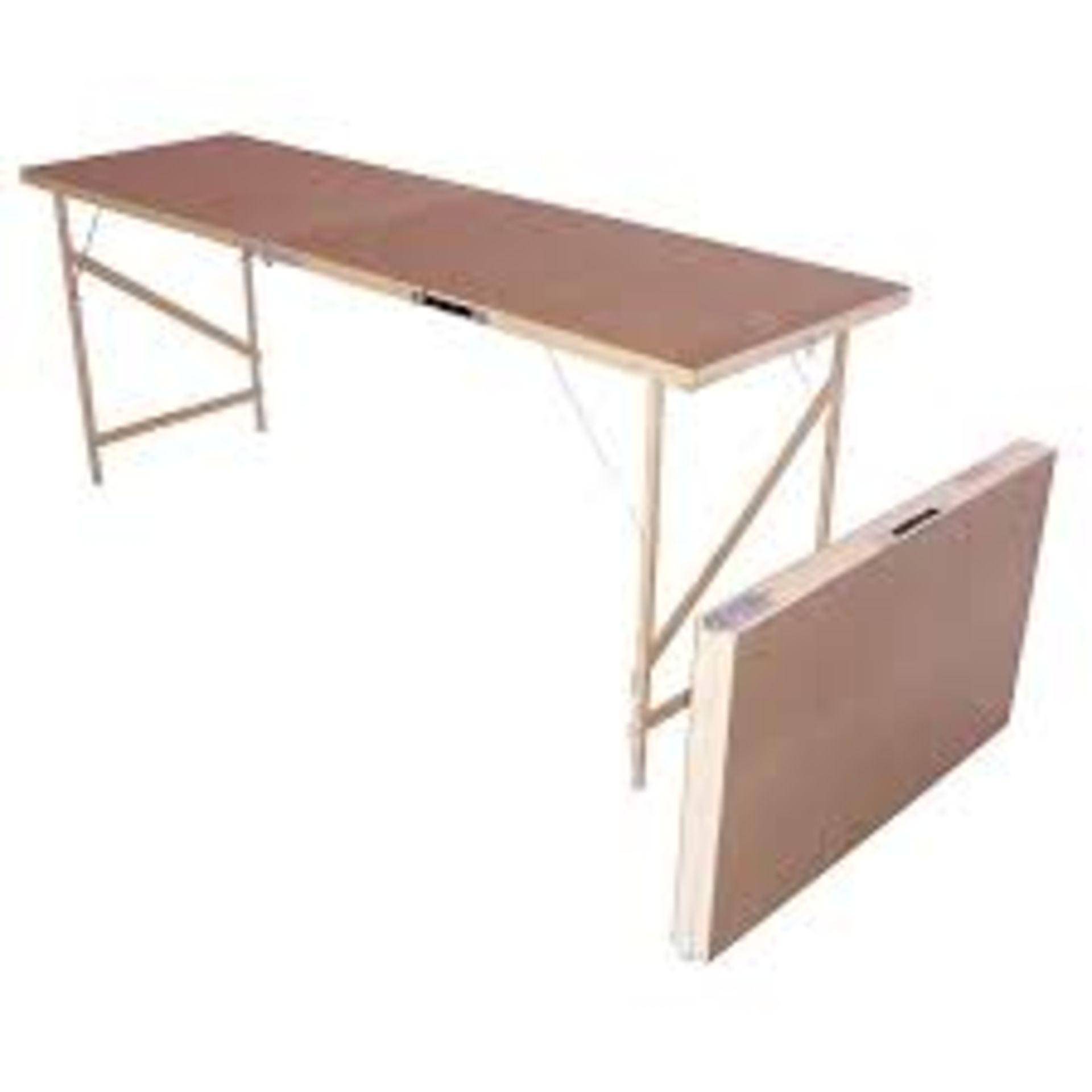 2 x B&Q Foldable Pasting table,. - ER45.