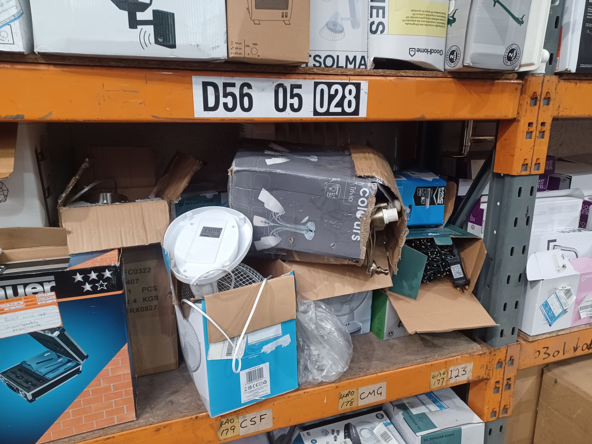 10 x Assorted Mixed Lot of Goods; may include, LED Lighting, Fans, Garden Lights, Power Tools, Drill - Image 3 of 3
