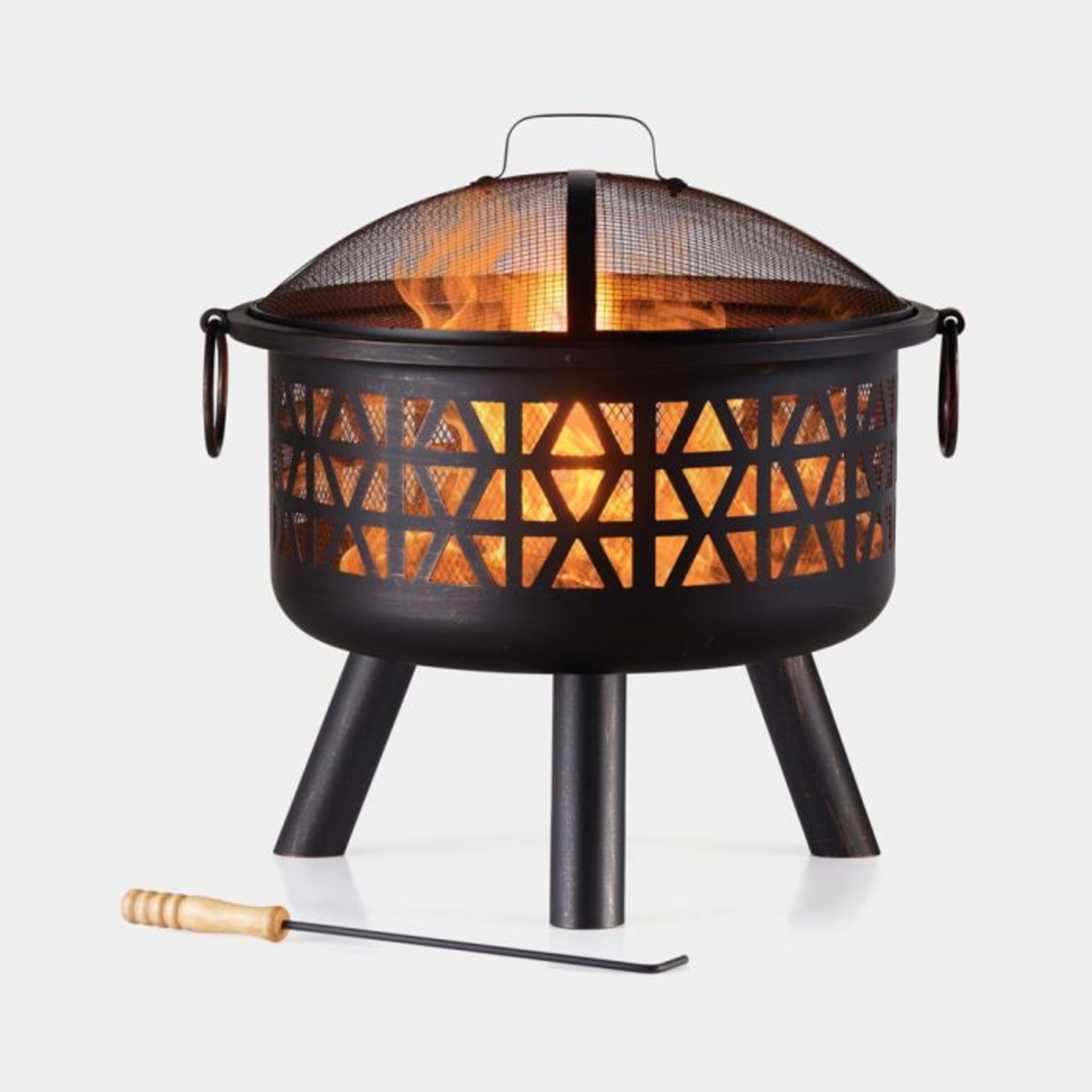 Geo Fire Pit. - ER33. Make the most of your outdoor space with this geo fire pit – the perfect way