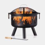 Flame Design Round Fire Pit. - ER33. Durable, functional, and stylish, our round fire pit is a