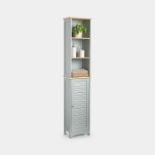 Shrewsbury Grey Tallboy Bathroom Cabinet. - ER33. If you’re looking to invest in some timeless,