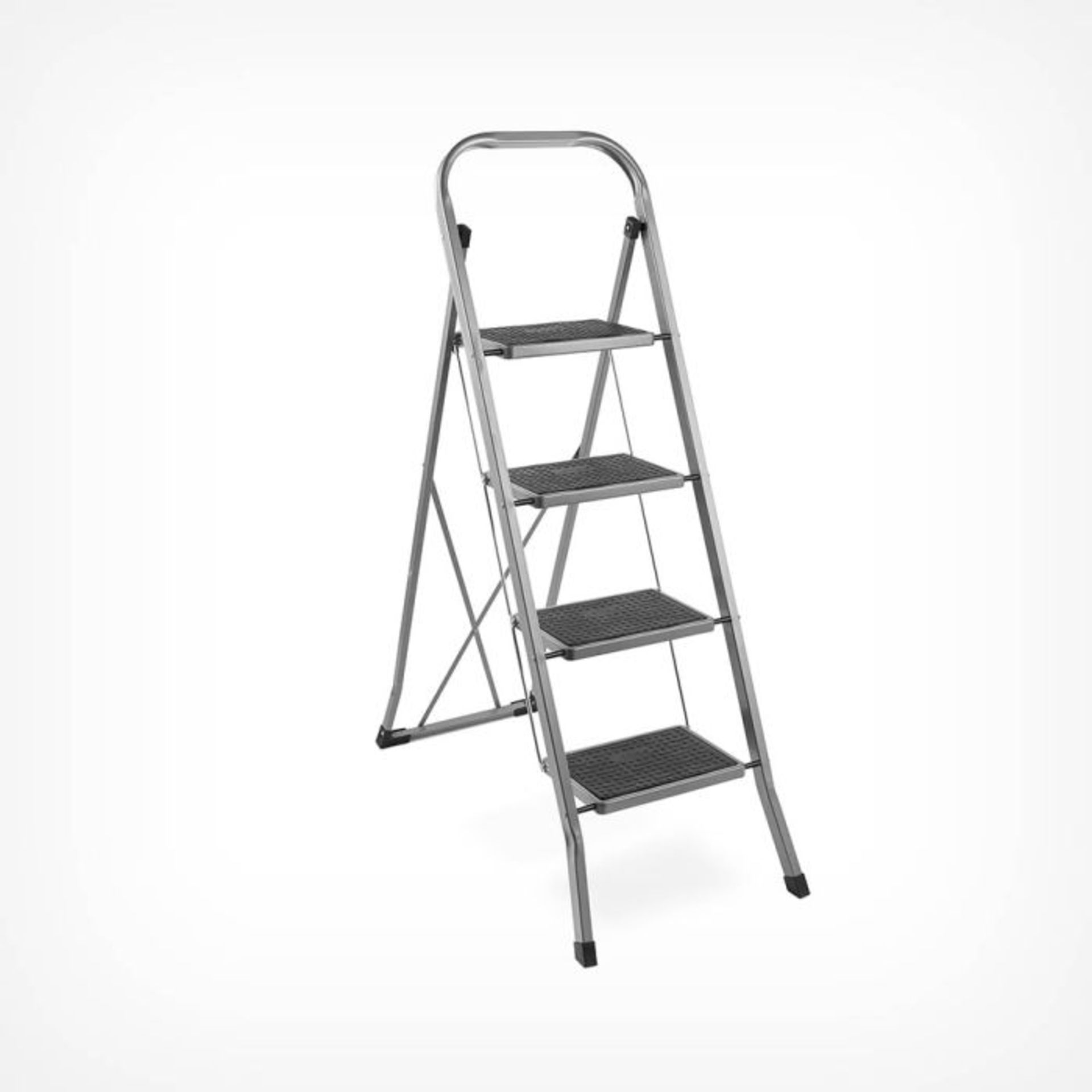 4 Step Steel Ladder. - ER33. Combining usability with durability, this step ladder is a perfect