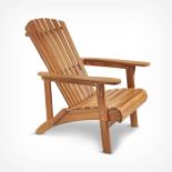 Adirondack Chair. - ER37. Crafted from durable Acacia hardwood, it seamlessly blends with any