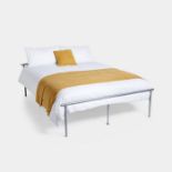 Silver King Size Metal Bed Frame. - ER38. We spend a third of our lives asleep, so a perfect bed