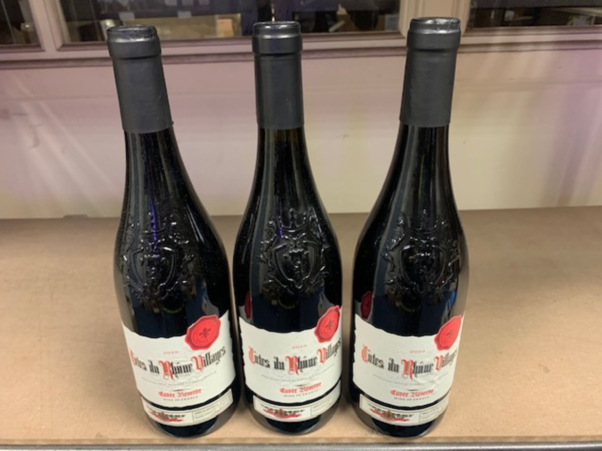 12 X BOTTLES OF 2019 COTES DU RHONE VILLAGES WINE