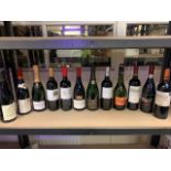 LOT CONTAINING 12 X BOTTLES OF WINE IE CHATEAU MALAGAR, ROSSO GRANDE ALBERONE, CHATEAU L ESTRAN,