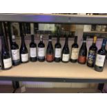 LOT CONTAINING 12 X BOTTLES OF WINE IE CUNE, BREAD AND BUTTER, MURIEL RIOJA, GRATO GRATI, ETC