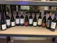 LOT CONTAINING 12 X BOTTLES OF WINE IE CUNE, BREAD AND BUTTER, MURIEL RIOJA, GRATO GRATI, ETC