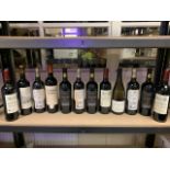 LOT CONTAINING 12 X BOTTLES OF WINE IE CERRO ANON, AIMONE, HEREDEROS DEL MARQUES DE RISCAL,