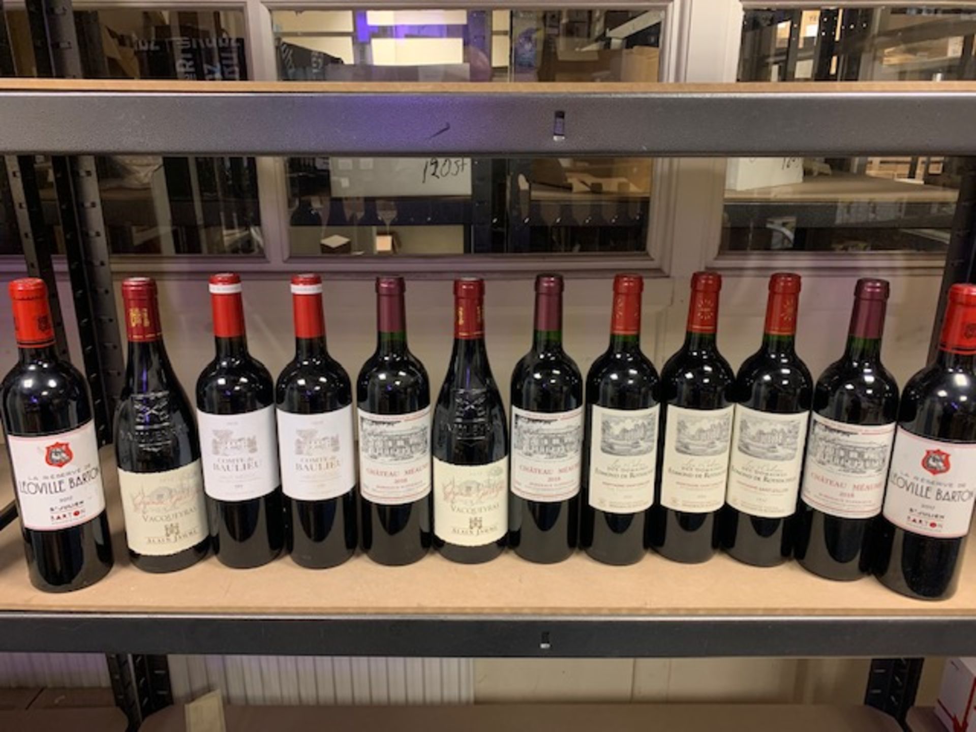 LOT CONTAINING 12 X BOTTLES OF WINE IE COMTE DE BAULIEU, DES DOMAINES EDMOND DE ROTHCHILD, CHATEAU