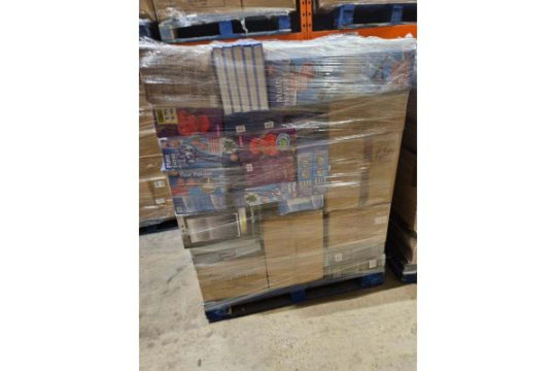 Large Pallet of Unchecked Supermarket Stock. Huge variety of items which may include: tools, toys,