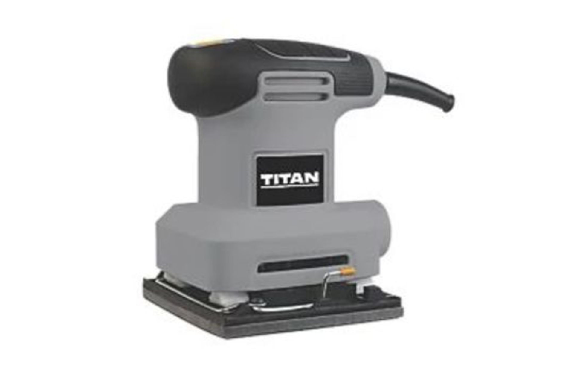 TITAN ELECTRIC 1/4 SHEET SANDER 240V. - R14.9. Sheet sander with dust extraction facility and soft-