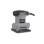 TITAN ELECTRIC 1/4 SHEET SANDER 240V. - R14.9. Sheet sander with dust extraction facility and soft-