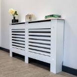 Jack Stonehouse Matt White Horizontal Line Radiator Cover. - R14.14