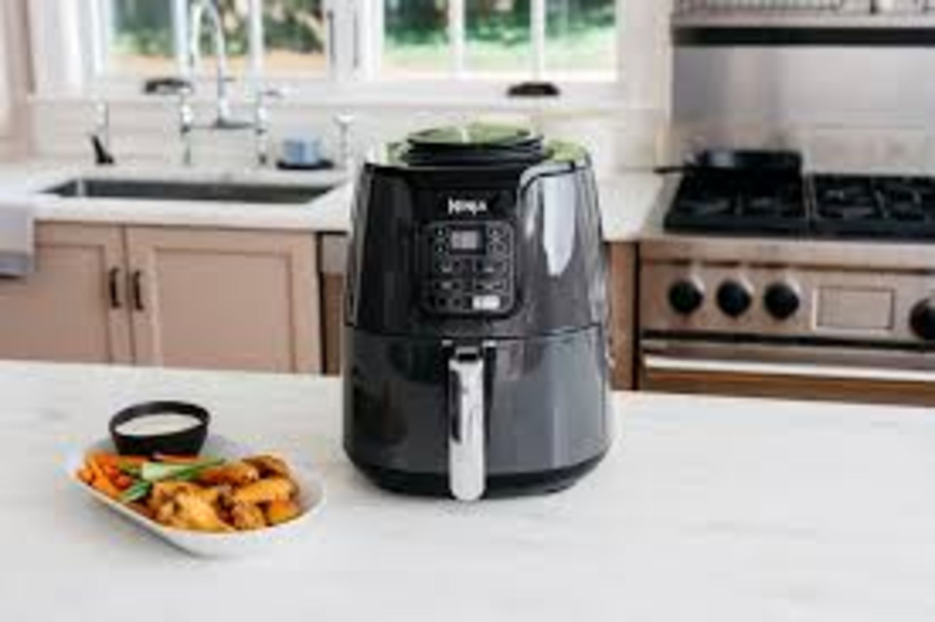 Ninja AF100UK 3.8L Air Fryer and Dehydrator . - pW.