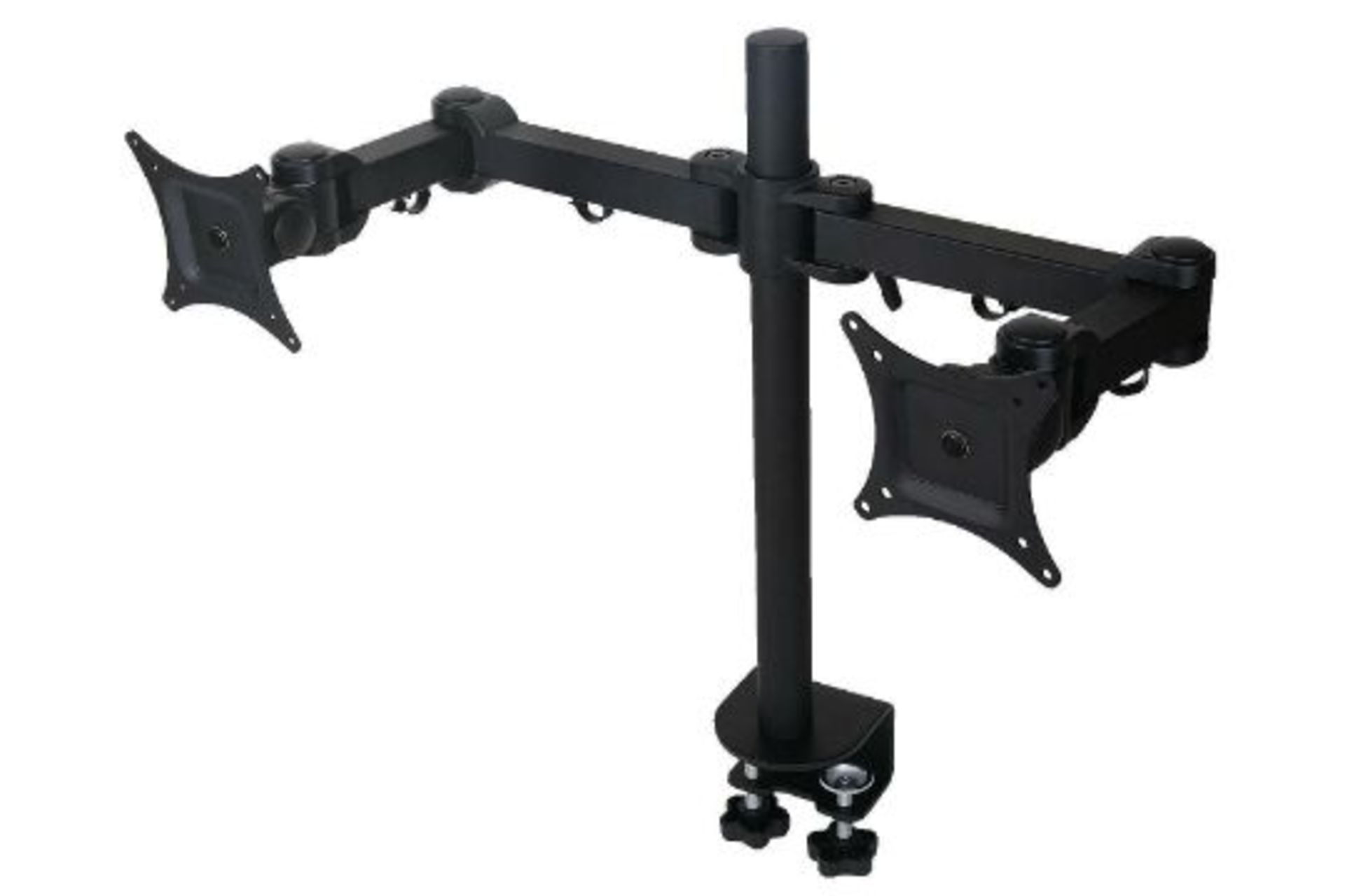 MDM12D Dual LCD Monitor Arm Stand Desk Mount Bracket 10KG/LCD. - PW