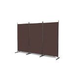 Folding Room Divider 3 Panel Wall Privacy Screen Protector. - R14.3.