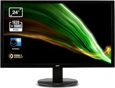 Acer K242HL 24 Inch Full HD Monitor, Black. - R10BW