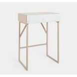 Amora Marble-Effect Dressing Table. - PW.