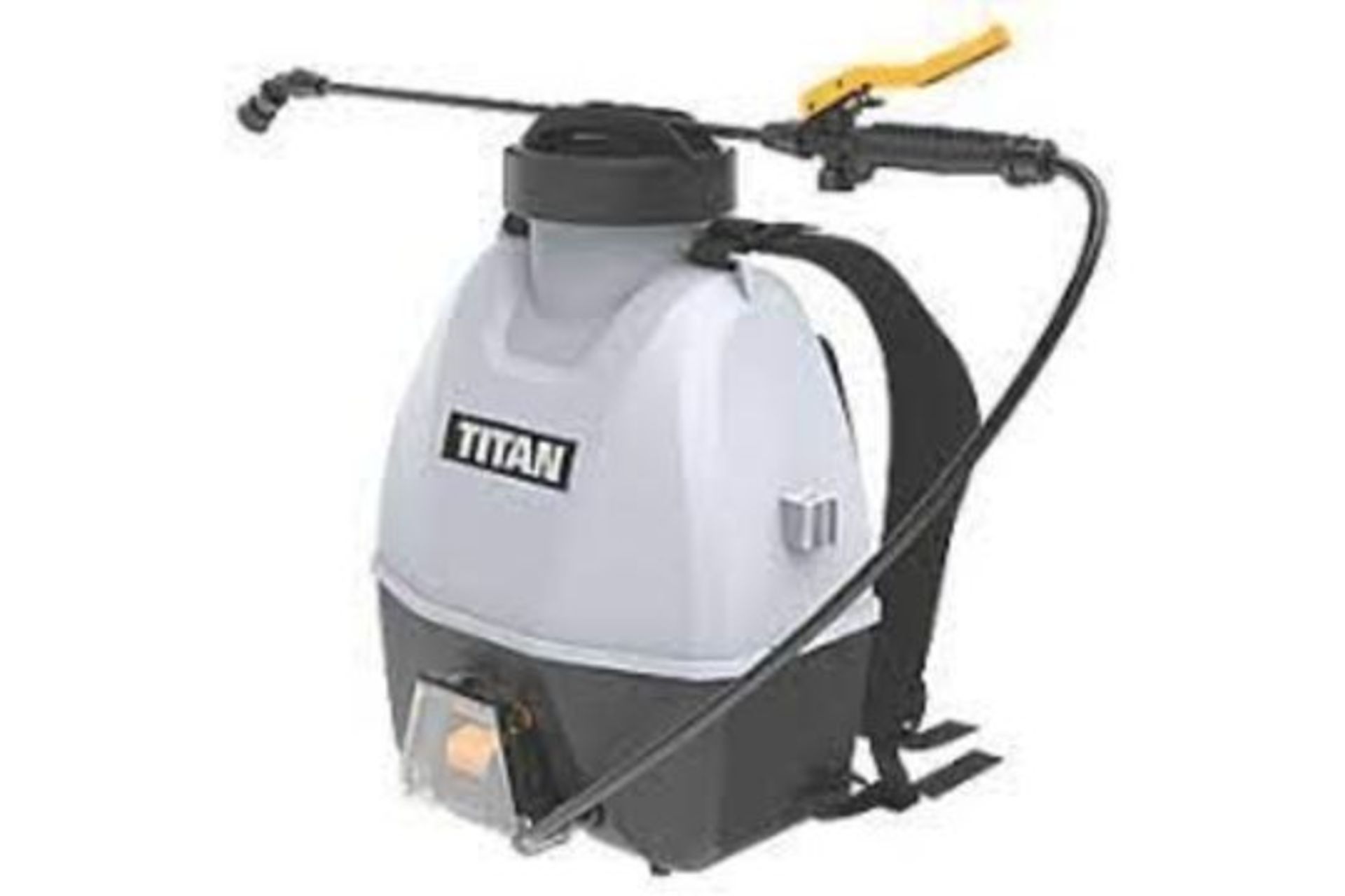TITAN 18V 1 X 2.0AH LI-ION TXP CORDLESS BACKPACK SPRAYER 16LTR. - R14.9. For use with water-based