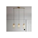 GoodHome Saiphi Gold Effect 3 Lamp Pendant Ceiling Light, (Dia)690mm - R13A.3. The Saiphi 3 lamp