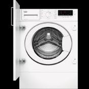 Beko RecycledTub® WTIK84111F Integrated 8kg Washing Machine with 1400 rpm - White. -R13a.11.