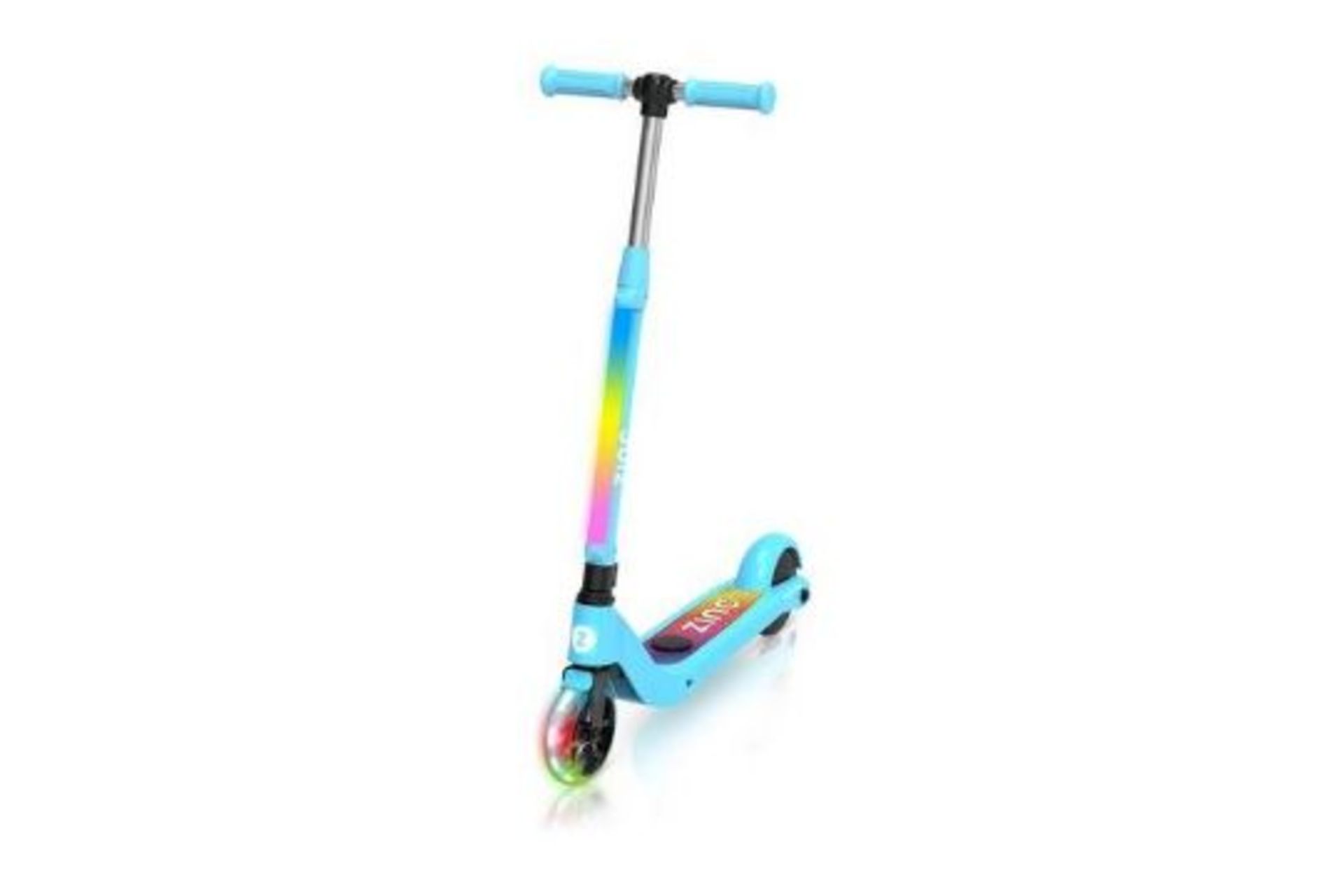 Zinc Light Up Starlight Kids Electric Scooter - Blue(LOCATION - PW)