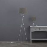 GoodHome Gooban Chrome effect Floor & table lamp - R13a.3.