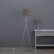 GoodHome Gooban Chrome effect Floor & table lamp - R13a.3.